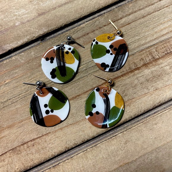 Polymer Clay earrings - Picture 1 of 1